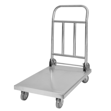 Easy to operate kitchen trolley