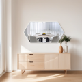 Hexagonal Wall Mount Decor Wall Mirror