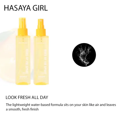 Hasaya Girl Private Label Cosmetic Waterproof Hydrating Setting Spray