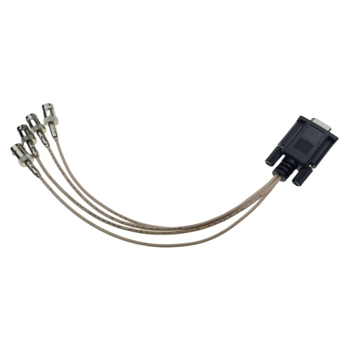 4pcs BNC 75Ohms 암-DB9P 수 케이블
