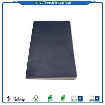 Leather cover school exercise book