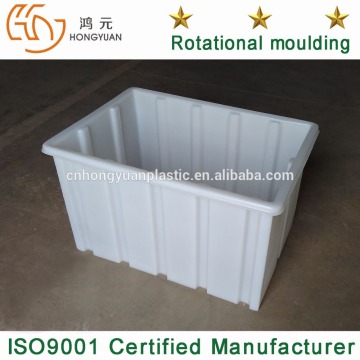 Rotomolded rectangular plastic bin stackable plastic bin wholesale plastic bin