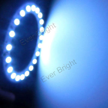 Super bright Car 70mm Led Headlight 3528 1210 21 LED Halo Ring Angel Eyes Warning Lamps,universal angel eyes rings