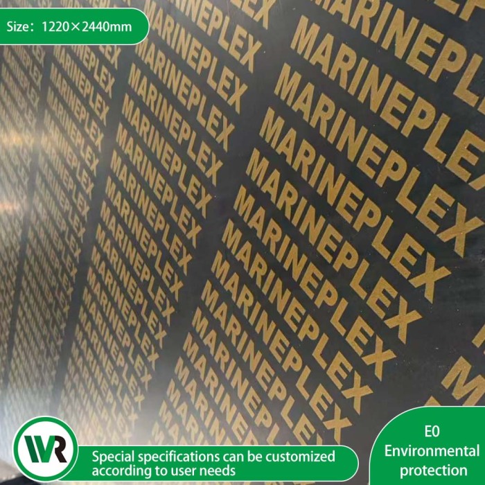 Papan Lapis Berhadapan Filem Tahan Lama dengan Kemasan Permukaan Licin
