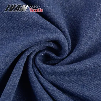 Viscose polyester spandex brushed french terry