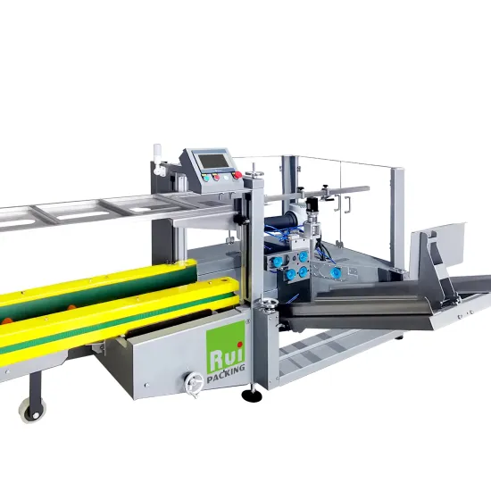 High Speed Vertical Unboxing Carton Erector Machine for Case Packing Lines