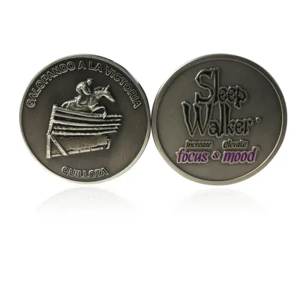 Vintage Embossed Challenge Coin
