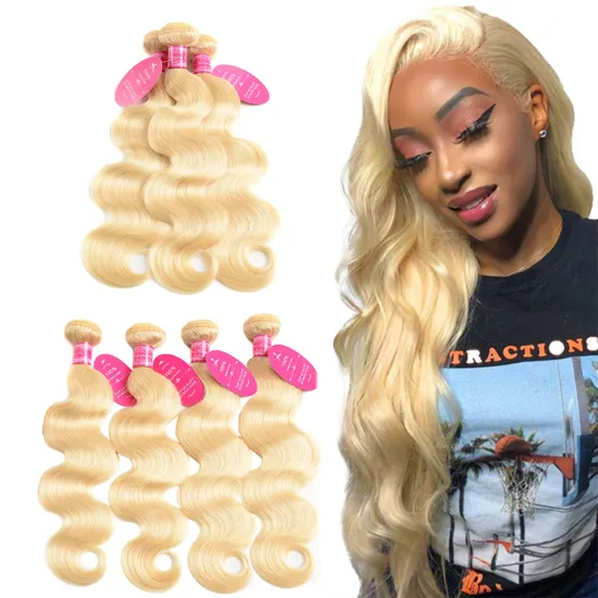 Wholesale cuticle aligend hair color 613 raw virgin Indian hair,free sample human hair extension,613 unprocessed hair vendors