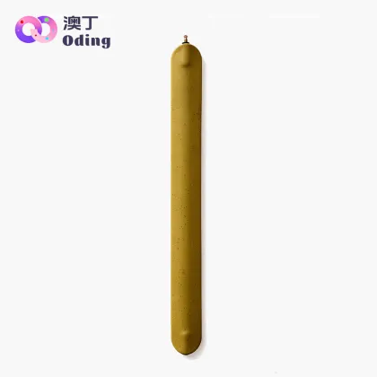 Mustard Yellow Speckled Slap Bracelet Pen