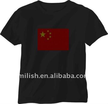 LED panel T Shirt/Led flashing t shirts TS-0082