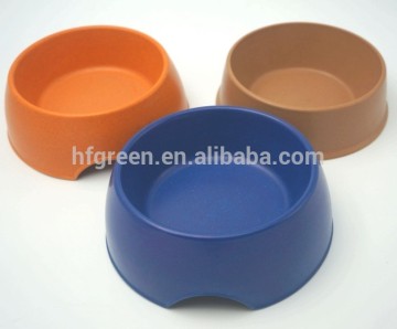 Biodegradable Natrual Bamboo Fiber dog Pet Bowl