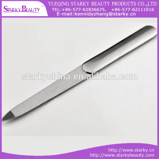 2016 Stainless handle Stainless Steel Nail File,Mamicure Tool for Nail File ,Nail File and Buffer