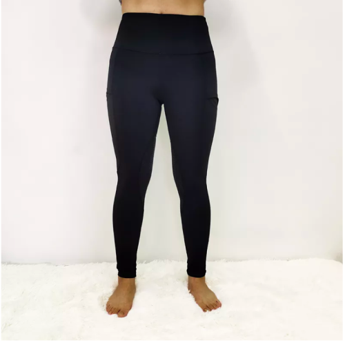 High Waist Ladies Equestrian Leggings Side Pockets