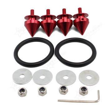 JDM Aluminium Schnellförderungskit für Auto Stoßstange Kofferraum - Rot/Blau/Schwarz/Silber