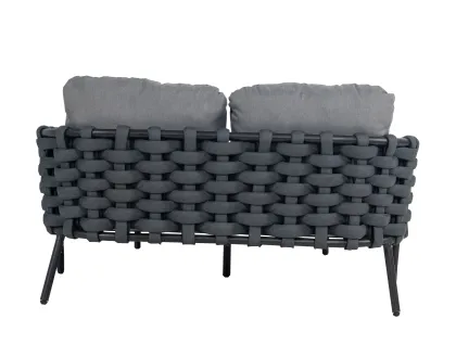 Aluminium Garden Sets Sun Lounger Patio Furniture Set LM24-9020 - 2pcs Lounger Set With Side Table