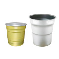 Cup en aluminium sûr de qualité alimentaire jetable de haute qualité