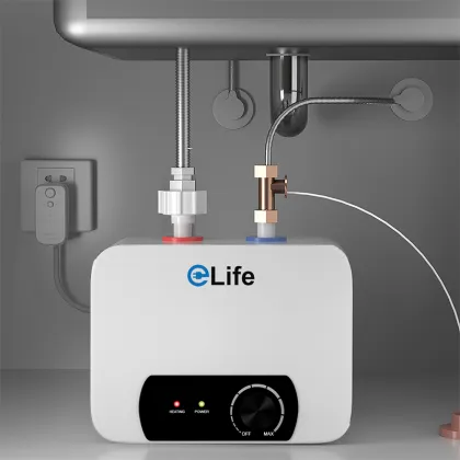 220V 1.5KW 6L square under sink storage electric hot water tank heaters for kitchen