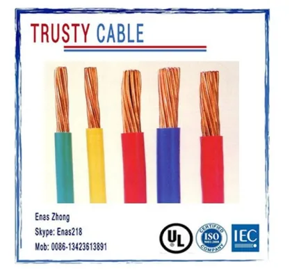 PVC insulated copper electric wire