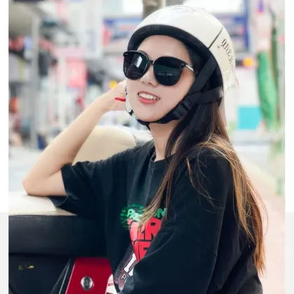 Personalization Retro Half-Helmet Crown Prince HJC Motorcycle Helmet