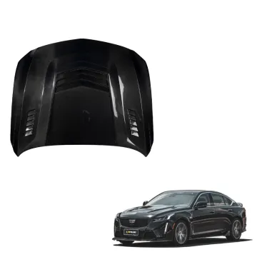 Carbon Fiber Front Bonnet for Cadillac CT5 2020+ Engine Hoods