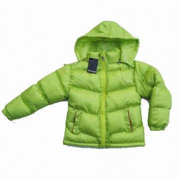 Girls' Winter Jacket with Vest, Made of 100% Polyester Padding Material