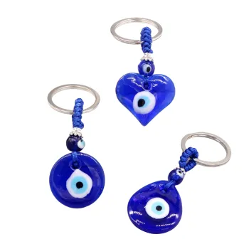 Trendy Turkish Evil Eye Key Ring and Pendant Accessories