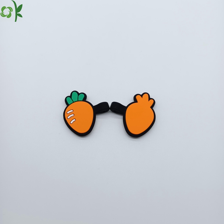 High Quality Carrot Silicone Pet Tag