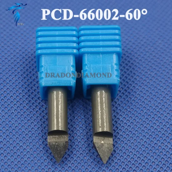 cnc router marble engraving bits 60 degree 6 MM PCD Bit PCD cnc PCD CNC Carving Tools Diamond Router Bits Marble Granite