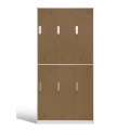 Security Steel Locker Narrow 6 Door Gym Lockers