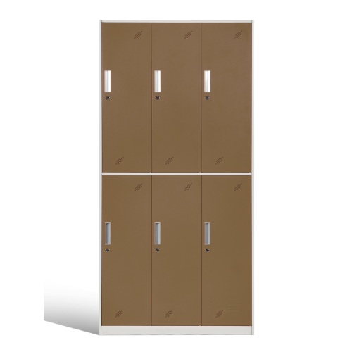 Security Steel Locker Narrow 6 Door Gym Lockers