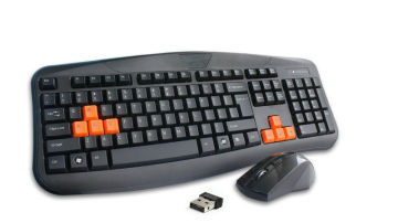 2.4g Wireless Keyboard And Mouse For Desktop Computer Spare / Parts Lhx-km922