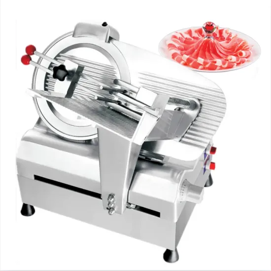 220V Adjustable Semi-Automatic Meat Slicer for Lamb and Mini Deli Meats