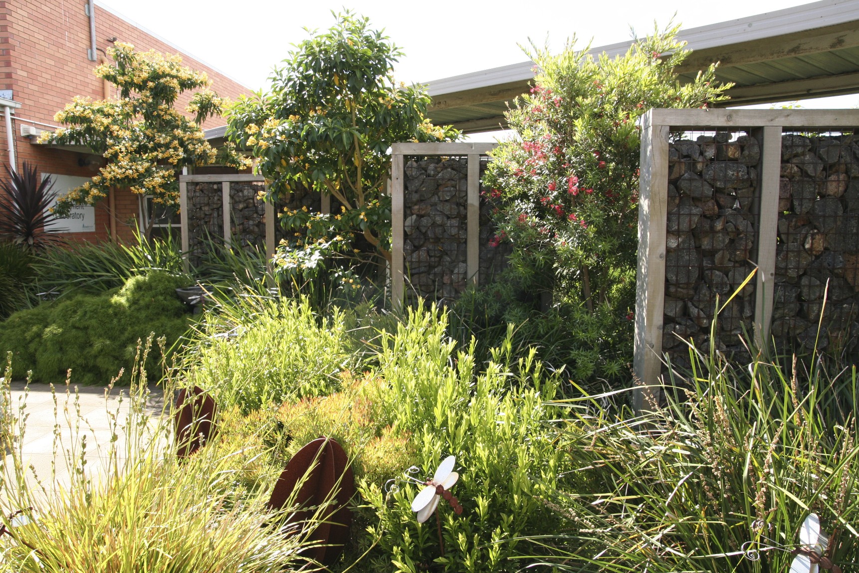 Gabion Fence и стена конфиденциальности камня