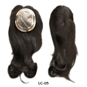Wholesale virgin hair vendors, raw Indian human hair women toupee, Indian temple human hair toupee for women