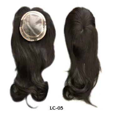 Wholesale virgin hair vendors, raw Indian human hair women toupee, Indian temple human hair toupee for women