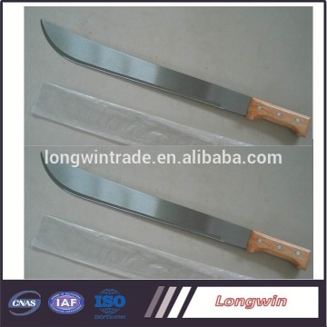 Machete knife with wooden handle for sale