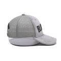 5 Panel Grau Wildleder -Truckerdeckel