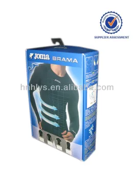 Custom Man Tights Paper Boxes With Plastic Hook