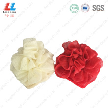 Mix mesh bath sponge with ball