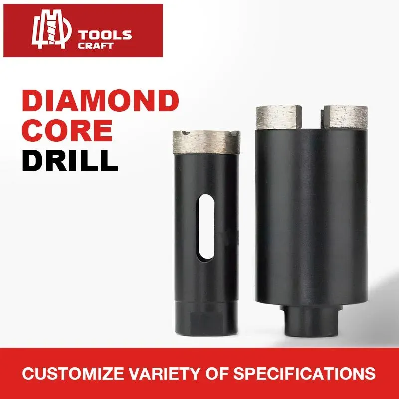 Vacuum Brazed Dry Tile Drilling Diamond Core Drill Bit