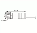 防水M12ケーブル/コネクタケーブル