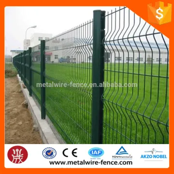 Coated border green garden wire mesh fence