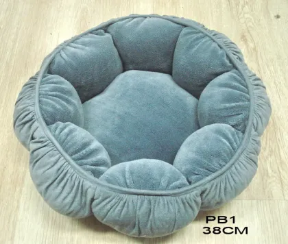 A dog's bed shape like a flower