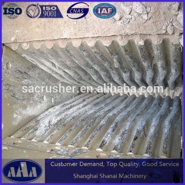 high manganese steel good wear resistance jaw crusher spares Mn13Cr2 Mn18Cr2 casting jaw plate with competitive price