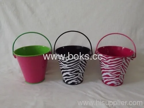 Mini Tin Bucket With Handle 