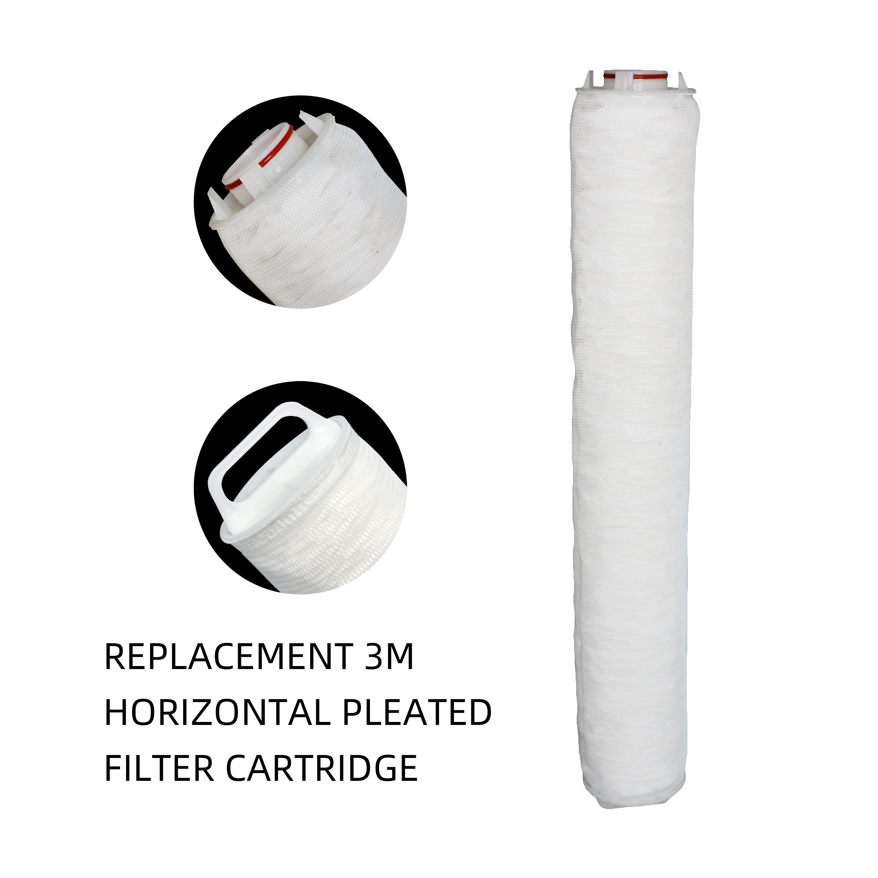 Replacement 3m horizontal pleatedfilter cartridge