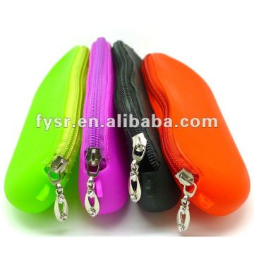 silicone pen case silicone pencil case silicone stationery case