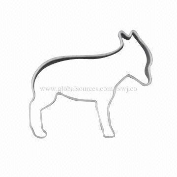 Goat-shaped Stainless Steel Cookie Cutter, Measures 5.8 x 4.7cm