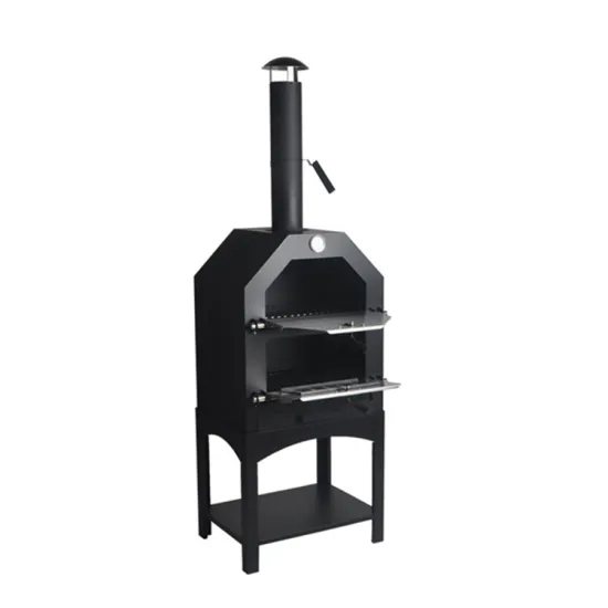 Charcoal Pizza Smoker Trolley Bbq Outdoor Backyard wood Charcoal Grills Pizza Grill