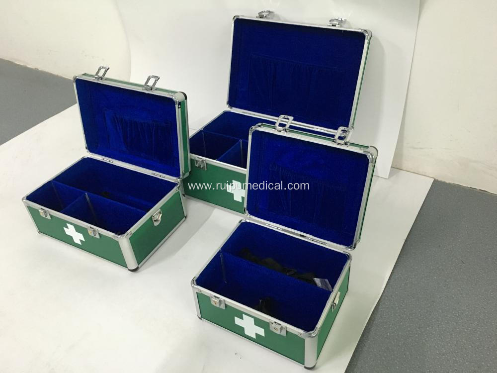 Aluminum Alloy First Aid Box with Locks and Handle